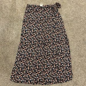 Urban Romantics Floral Wrap Around Skirt
